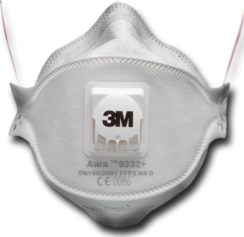 3M™ Mascarilla desechable FFP3 con válvula